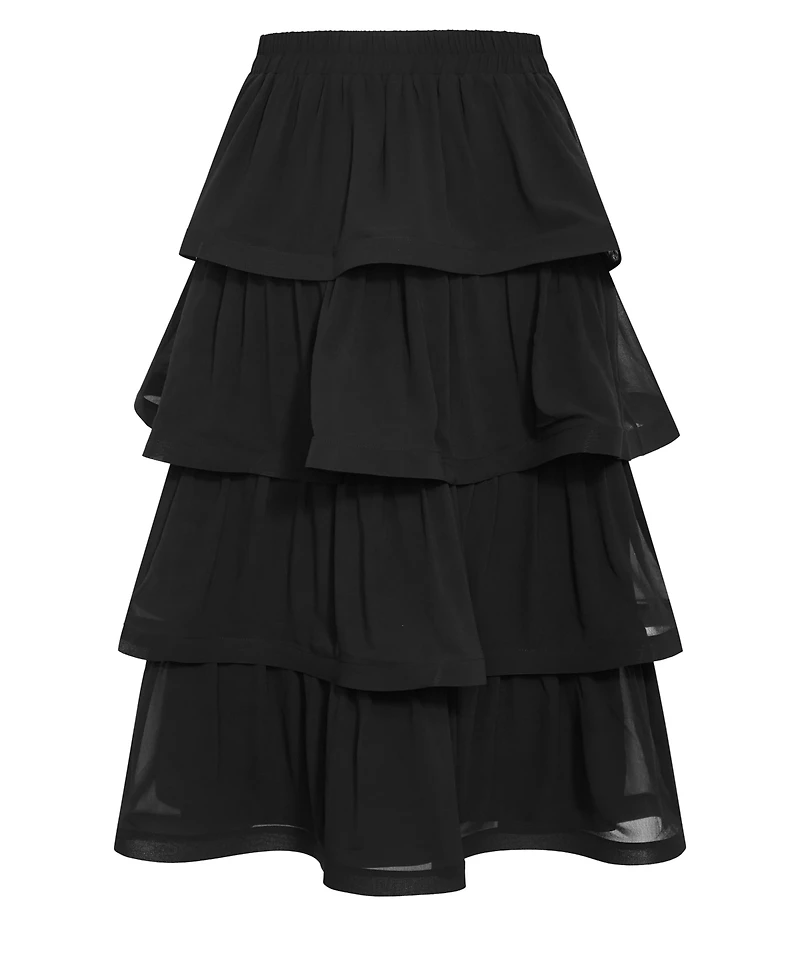 City Chic Women's Bianka Tiered Skirt