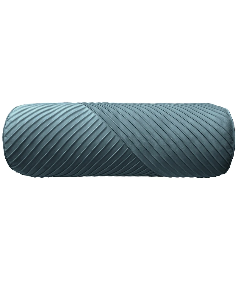 Edie@Home Chelsea Spliced Neckroll Decorative Pillow