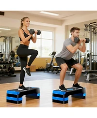 Zeny 26.5 inch Aerobic Step Platform with 4 Step Risers