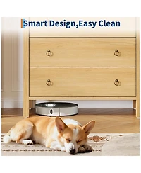 Gaomon Mid-Century Modern Wood Dresser with 5 Drawers for Bedroom