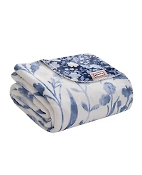 Hunter Designer Reversible Plush Throws, 50" x 70"
