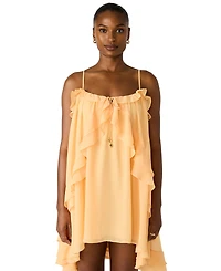 Steve Madden Women's Ruffled Square Neck Dress