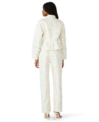 Steve Madden Women's Printed Collared Jacket