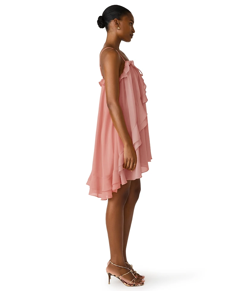 Steve Madden Women's Square Neck High-Low Dress