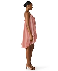 Steve Madden Women's Square Neck High-Low Dress