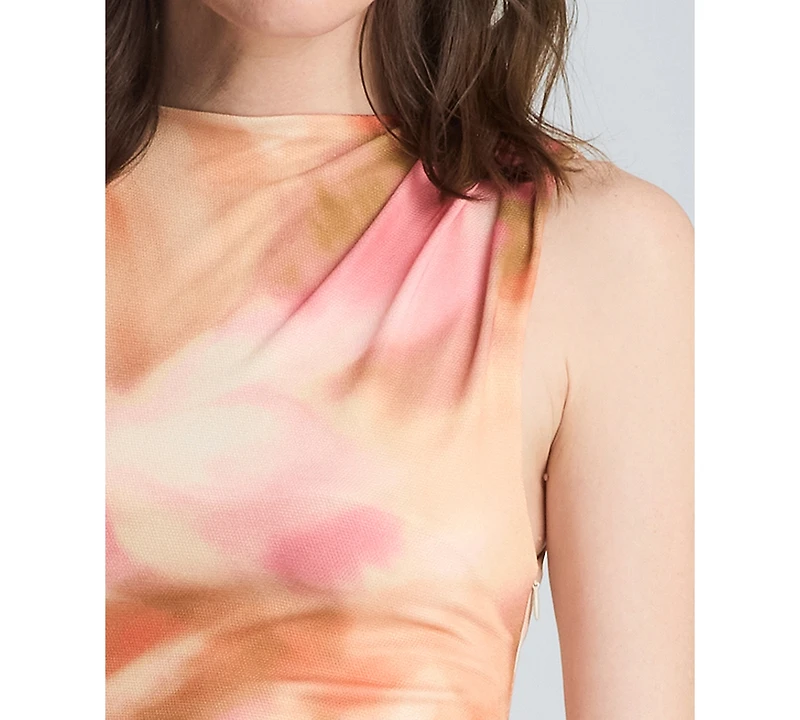Kenneth Cole Women's Printed Sleeveless Maxi Dress