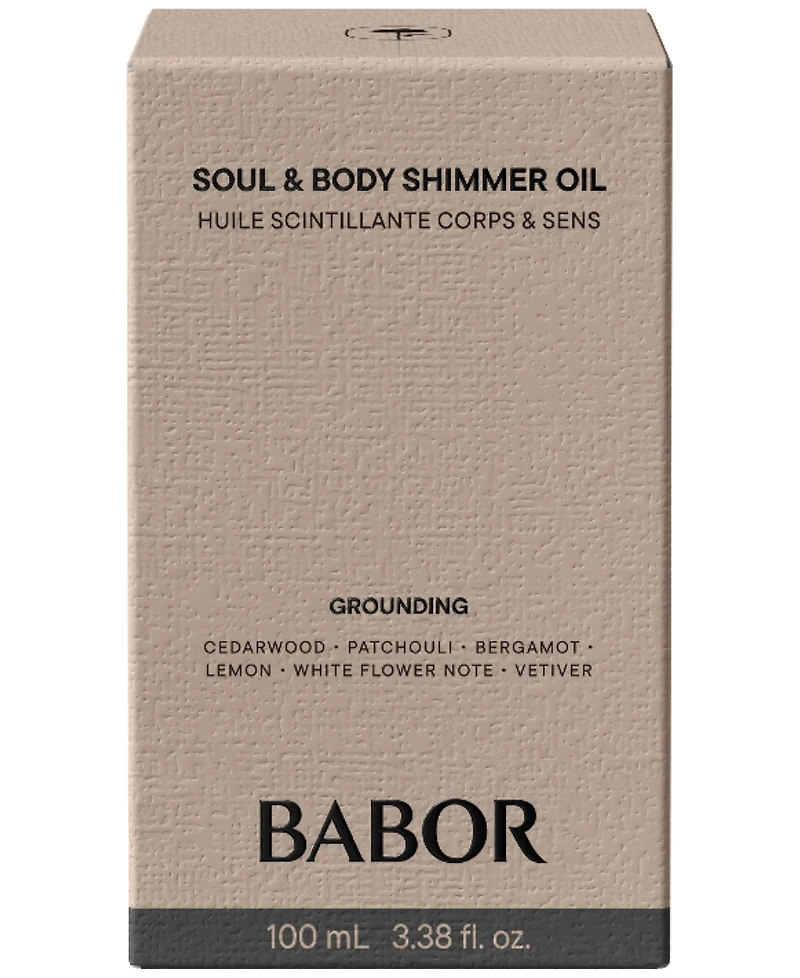 Babor Soul and Body Grounding Shimmer Oil, 3.38 oz.