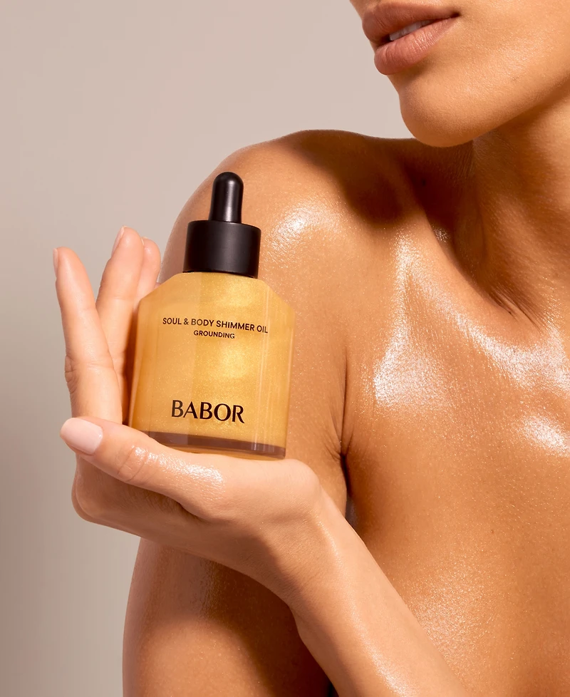 Babor Soul and Body Grounding Shimmer Oil, 3.38 oz.