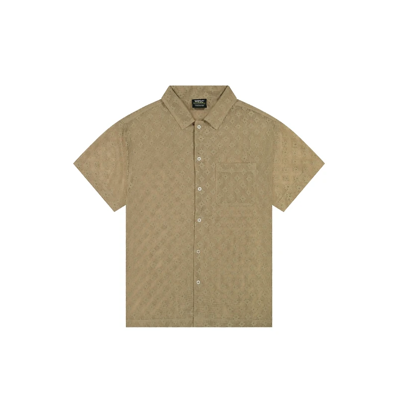 WeSC Men's Mesh Camper Shirt