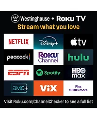 Westinghouse 50" Mini-led 4K Uhd Roku Tv w/ Qled, Dolby Vision, Apple HomeKit & AirPlay 2