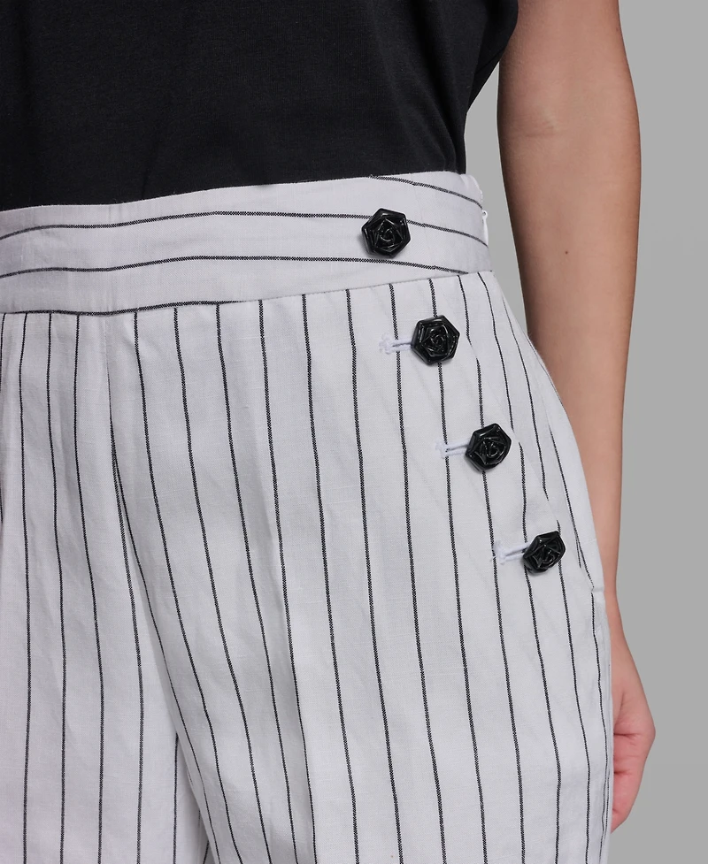 Karl Lagerfeld Paris Women's Striped Sailor Pants