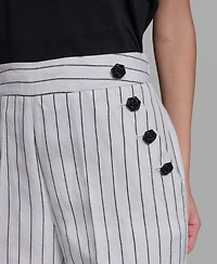 Karl Lagerfeld Paris Women's Striped Sailor Pants