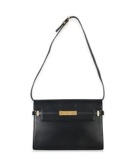 Pre-Owned Saint Laurent Black Calfskin Medium Manhattan Shoulder Bag