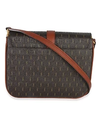 Pre-Owned Saint Laurent Brown Canvas Le Monogramme Small Sac Besace Shoulder Bag