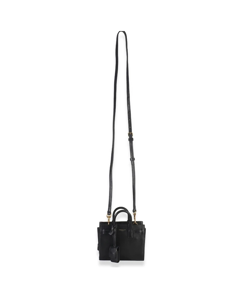Pre-Owned Saint Laurent Black Smooth Calfskin Toy Sac Du Jour