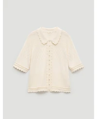 Hush Women's Pointelle Cotton Cardigan