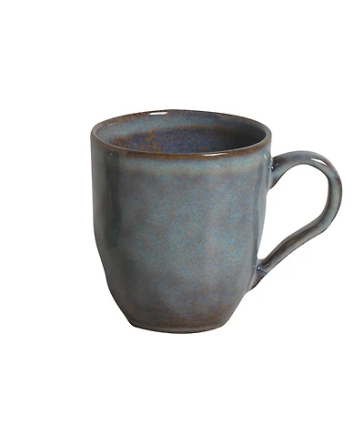 Porto Brasil Stoneware Coffee Mugs, Set of 4