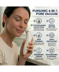 Pursonic The Ultimate Glow Duo Precision Dermaplaning and Sonic Pore Vacuum System