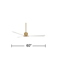 Casa Vieja Lume Soft Damp Ceiling Fan with Remote