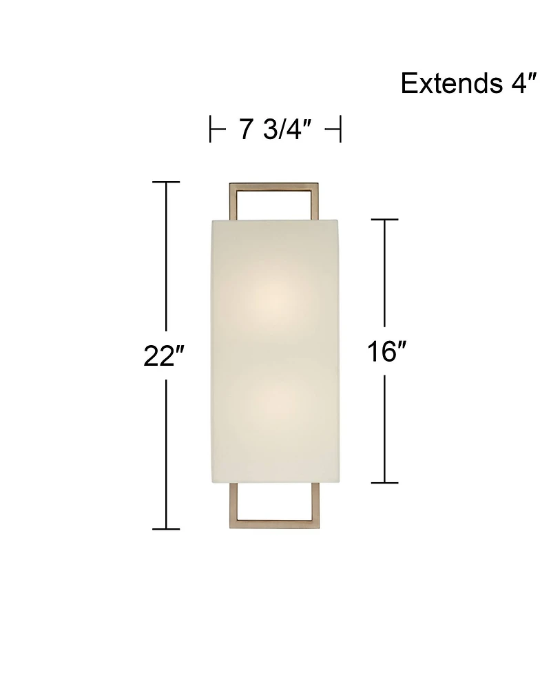 360 Lighting Bailey High Oil Rubbed 2-Light Wall Sconce