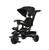 Kinder King 7-in-1 Folding Kids Tricycle Stroller with Adjustable Push Handle, Parent Toddler Trike