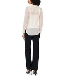 Vince Camuto Women's Collar Neck Button Front Top