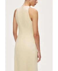 Nocturne Women's Sleeveless Button-Front Midi Dress