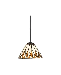 Robert Louis Tiffany Arla 12" Wide Art Glass Mini Pendant Light