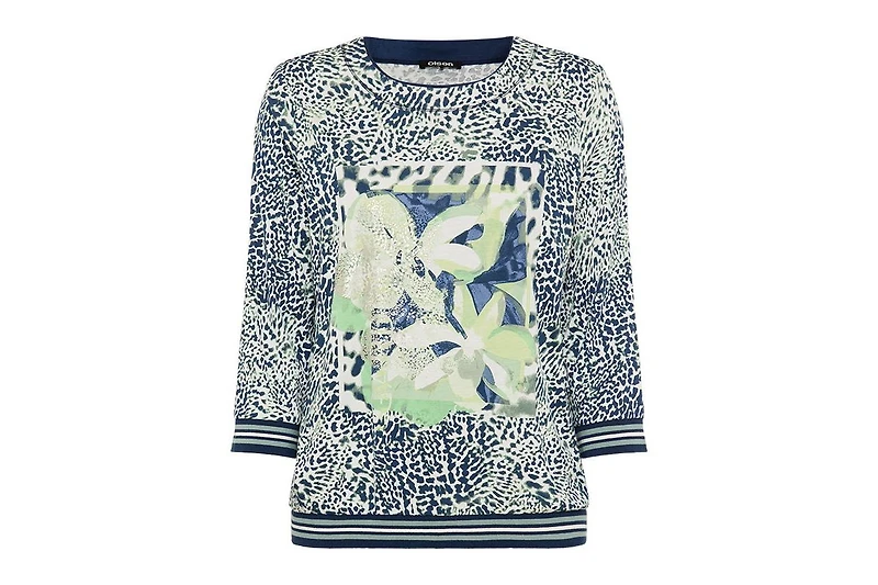Olsen Women's Animal Placement Print T-Shirt