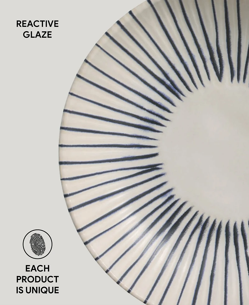 Porto Brasil Elemento Stoneware Salad Bowls, Set of 6