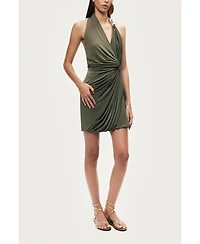 Nocturne Women's Draped Halter Mini Dress