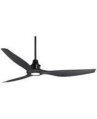Casa Vieja 58" Modern Contemporary 3 Blade Indoor Outdoor Ceiling Fan with Light Led Remote Damp Patio Exterior House Porch