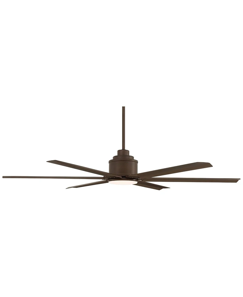 Casa Vieja 65" Ultra Breeze Bronze Led Ceiling Fan with 36" Rod