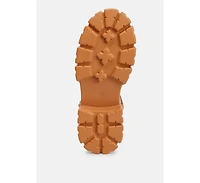 dewey faux leather gladiators
