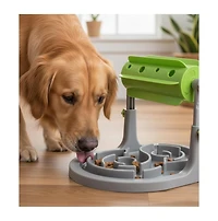 Aronkl Interactive Dog and Cat Food Puzzle Slow Feeder Iq Trainer Adjustable Height for Small Medium Pets