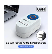 Artudatech 140W Charger - 5 Port Fast Charging Station with 100W Pd and 15W MagSafe