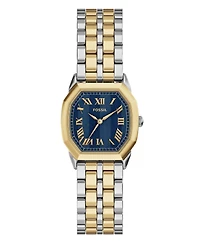 Fossil Women's Harlow Three-Hand Two-Tone Stainless Steel Watch, 27mm