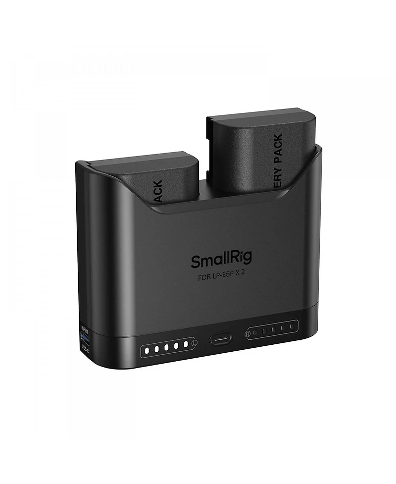 SmallRig 2x Lp-E6P 18.1Wh 7.2V 2520mAh Camera Battery with Dual Charger