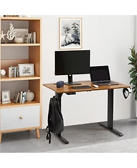 Gouun Electric Standing Desk 47.2 x 23.6 in, Adjustable Height, 180 lbs