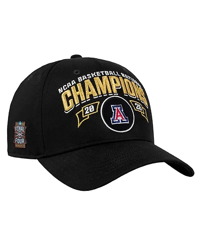 Nike Men's Black Arizona Wildcats 2026 Ncaa Men's Basketball National Champions Locker Room Adjustable Hat