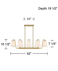Possini Euro Design Tressel Glass 8-Light Chandelier