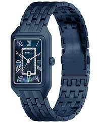 Fossil Women's Raquel Three-Hand Navy Stainless Steel Watch, 26mm
