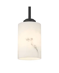 Possini Euro Design Stoker 5" Wide Faux Alabaster Mini Pendant Light