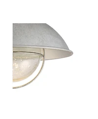 John Timberland Fordham Industrial Wall Light Sconces Set of 2 Galvanized Steel Hardwire Fixture Seedy Glass for Hallway