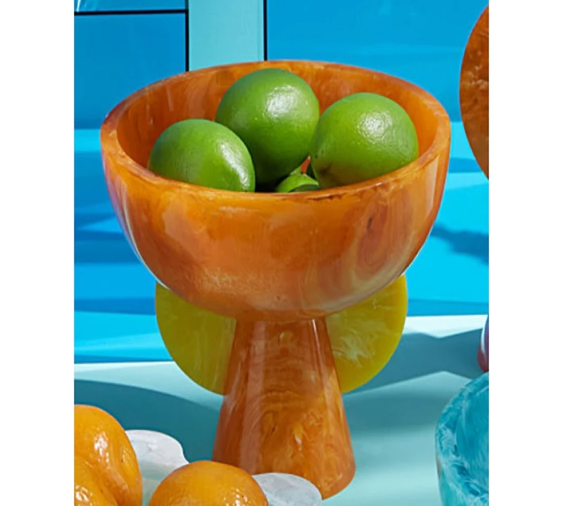 Jonathan Adler Como 35 oz. Acrylic Pedestal Bowl