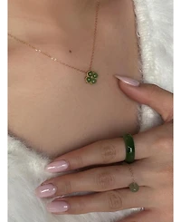 seree Jardin — Green Jade Pendant Necklace