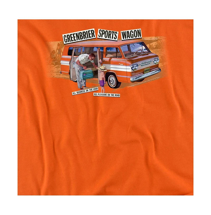 Logovision Men's Chevrolet Greenbrier Corvair Sport Wagon T-Shirt