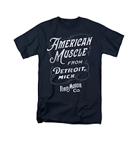 Logovision Men's Logovison Ford American Muscle Classic Script T-Shirt