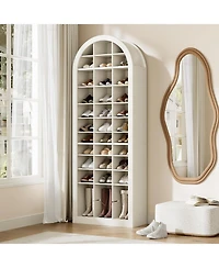 Tribesigns 12-Tier Shoe Storage Cabinet with 36 Cubbies, 70.9''H Freestanding Shoe Rack Organizer