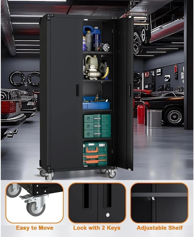 gaomon 72"H Garage Storage Cabinet